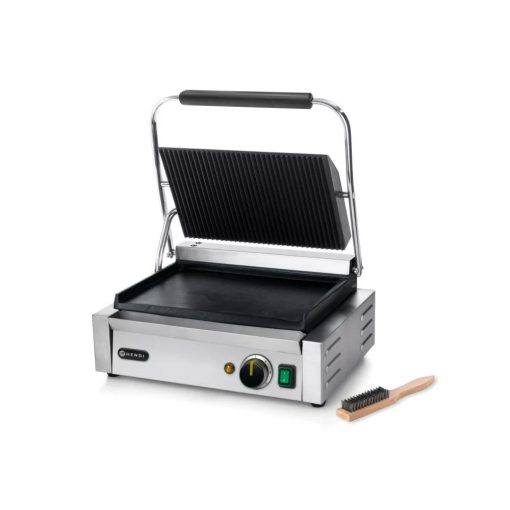 hendi 263662│kontaktgrill, "panini" sima alsó és bordás felső lappal