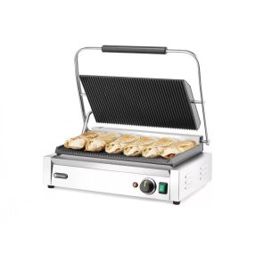   Hendi 263624│Kontaktgrill "panini" XL,alsó-felső bordás lappal