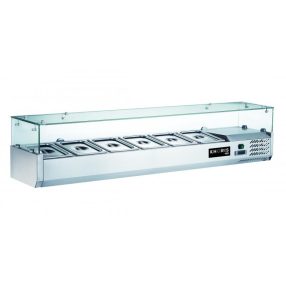 KH-VRX 1800/380 Asztali feltéthűtő 8xGN 1/3 KH-VRX 1800/380 Asztali feltéthűtő 8xGN 1/3