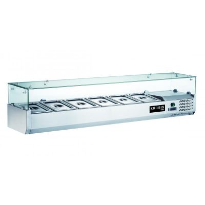 KH-VRX 1800/380 Asztali feltéthűtő 8xGN 1/3