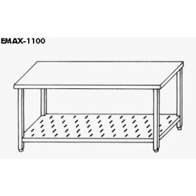 EMAX-1100KR │Munkaasztal perforált alsó polccal  EMAX-1100KR │Munkaasztal perforált alsó polccal