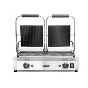   Hendi 263709│Kontaktgrill dupla, alsó-felső bordás lappal