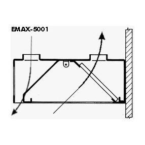   EMAX-5001KR │Fali elszívóernyő,frisslevegő befúvással 